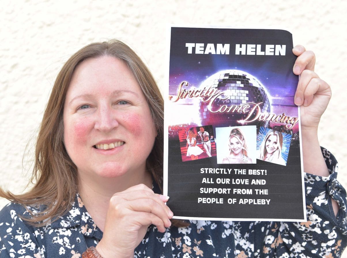 Appleby supports Strictly Come Dancing's Helen Skelton Cumberland and